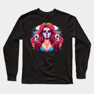 Lana Dia De Los Muertos Long Sleeve T-Shirt